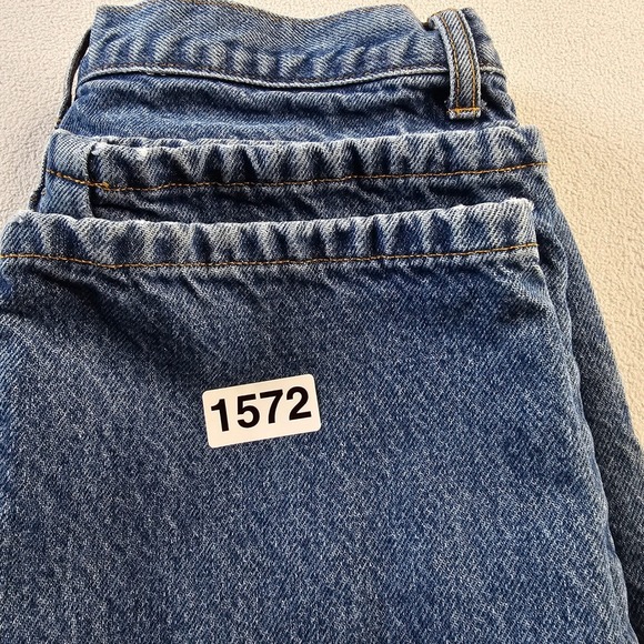 J.Crew Denim Jeans Men's Size 33x32 Blue Straight Fit Plaid Lined Cotton - Picture 16 of 16